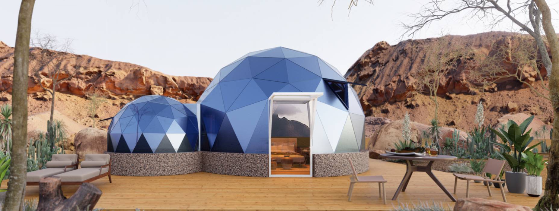 淇滨区球形智能光伏玻璃星空房